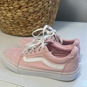 Vans Women's Pink Canvas Sneakers